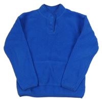 Tmavomodrá huňatá mikina Dunnes