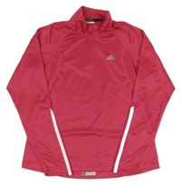 Fuchsiové sportovní triko Adidas