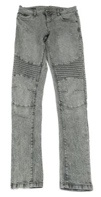 Šedé skinny rifle C&A