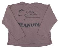 Fialové triko se Snoopym 