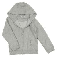 Světlešedá propínací mikina s kapucí Primark