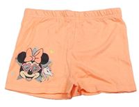 Neonově oranžové kraťasy s Minnií Disney