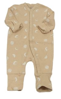 Světlerůžový vzorovaný overal s měsíci Primark