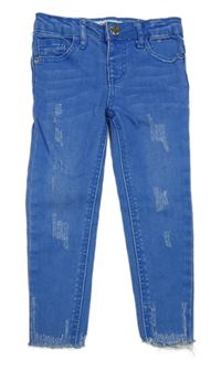 Modré skinny rifle s prošoupáním Denim Co.