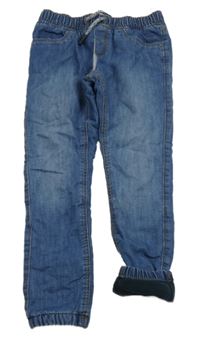 Modré podšité teplákové rifle C&A