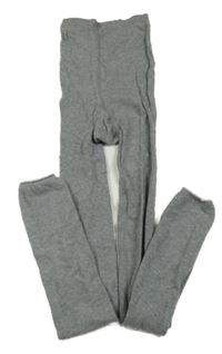 Šedé punčocháčové legíny Tchibo