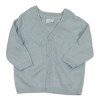 Světlemodrý propínací svetr Next