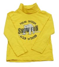 Žluté trik s medvídkem a rolákem Lupilu