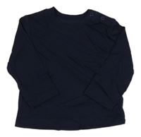 Tmavomodré triko Primark