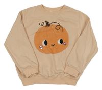 Světlerůžová mikina s dýní H&M