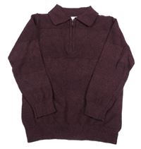 Lilkový svetr s límečkem Tu