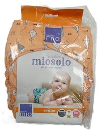 Nové - Oranžové plenkové kalhotky s draky Bambino Mio