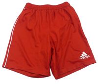 Červené funkční sportovní kraťasy Adidas