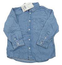 Nové - světlemodrá riflová košile H&M