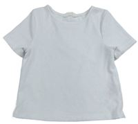 Bílé žebrované tričko Primark