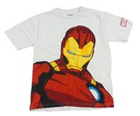 Bílé tričko s Iron Manem Next