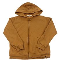 Hnědá propínací mikina s kapucí H&M