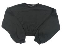 Černá crop mikina H&M