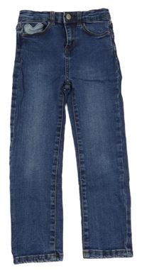 Modré slim rifle Vertbaudet