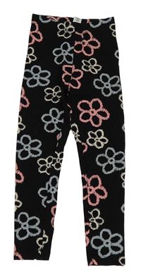 Černé květované legíny Dopodopo