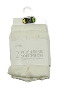 Nové - 2x smetanové silonky - se srdíčky + s puntíky Dunnes