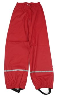 Červené nepromokavé kalhoty Lego