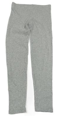 Světlešedé melírované žebrované legíny M&S