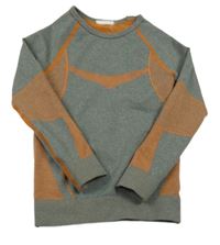 Khaki melírované spodní triko Kuniboo