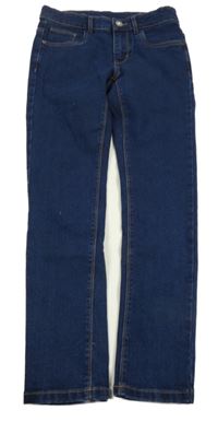 Tmavomodré skinny rifle C&A