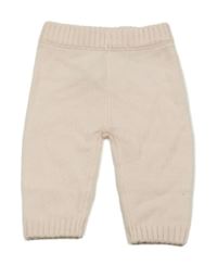 Světlerůžové pletené tepláky