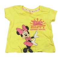 Žluté tričko s Minnie Primark