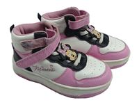 Bílo-růžové kotníkové boty s Minnie vel. 26