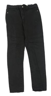 Antracitové skinny rifle s prošoupáním Denim Co.
