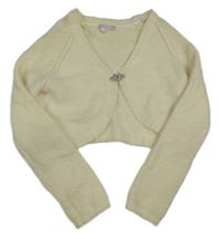 Smetanové pletené propínací bolerko Monsoon