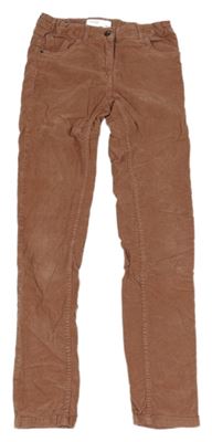 Starorůžové sametové skinny kalhoty Alive