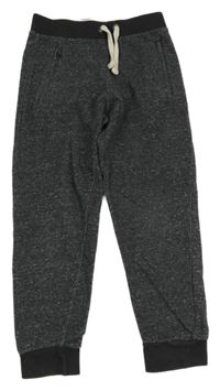 Tmavošedé melírované tepláky Pocopiano