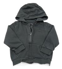 Tmavošedá propínací mikina s kapucí F&F