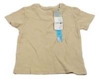 Nové - světlebéžové žebrované tričko Primark