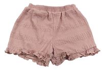 Starorůžové žebrované kraťasy zn. River Island