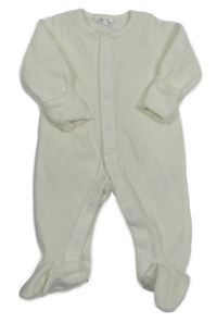 Bílý sametový overal M&Co.