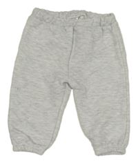 Světlešedé melírované žebrované tepláky F&F