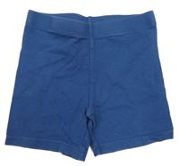 Tmavomodré bavlněné tepláky 