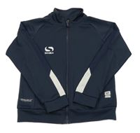 Tmavomodrá propínací sportovní mikina s logem Sondico