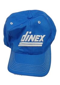 Modrá kšiltovka s nápisem 