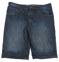 Tmavomodré riflové kraťasy Denim Co.