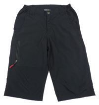 Černé outdoorové kraťasy 