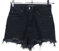 Dámské tmavošedé roztřepené riflové kraťasy Denim vel. 32