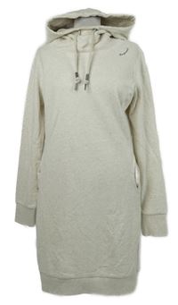 Nové - Dámské béžové teplákové šaty s kapucí Ragwear 