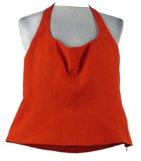 Nové - Dámský červený crop top Zara 