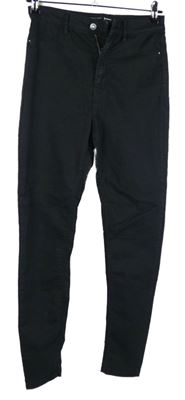 Dámské černé skinny elastické rifle Stradivarius 